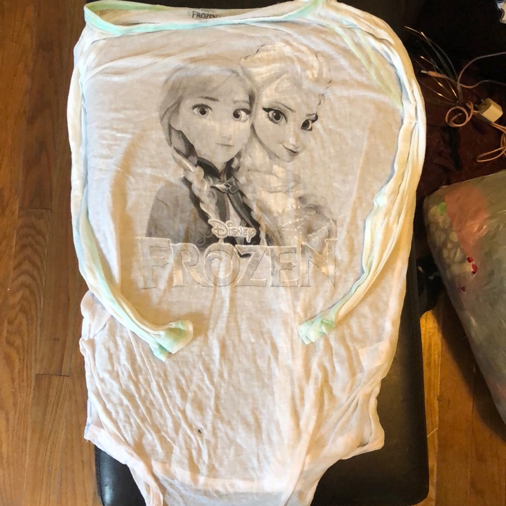 A long sleeve see through shirt